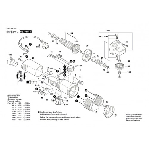 Запчасти для фрезера Bosch GFF 22A